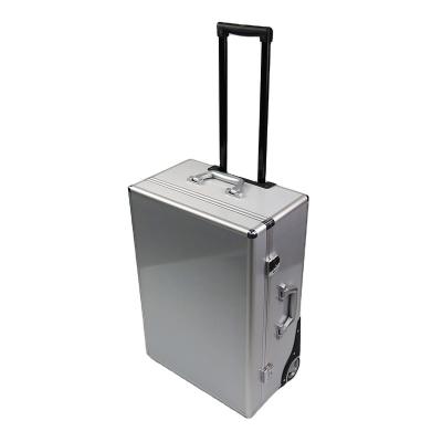 China Silver Heavy Duty Locking Aluminum Storage Hookah Carry Case for sale