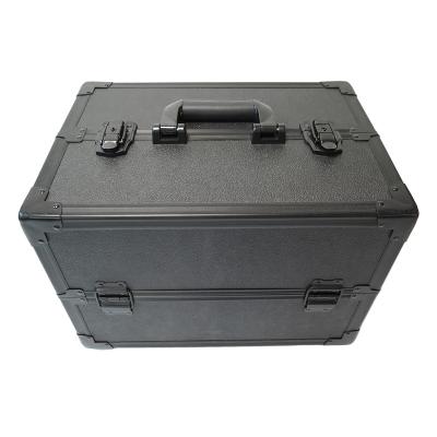 China Fashion Aluminum Tool Box Rugged Lure Box With Cantilever Tray for sale