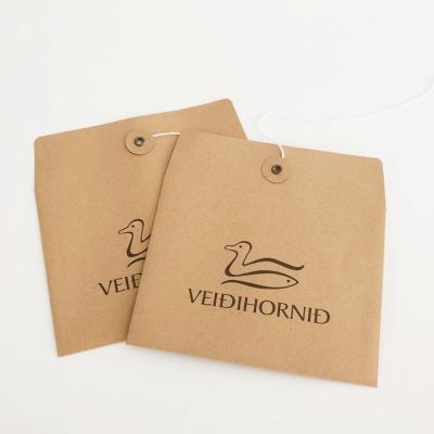 China Custom Large Eco Envelope Printed Brown Paper Storage and Shipping Tie Twine Hotsale Kraft Paper Envelopes for sale