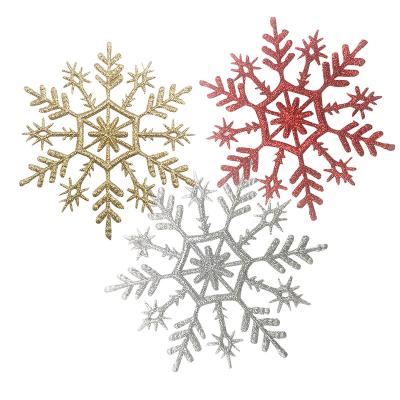 China 3D Christmas Snowflakes Hanging Decoration Christmas Tree Ornaments Holiday Indoor Decorations for sale