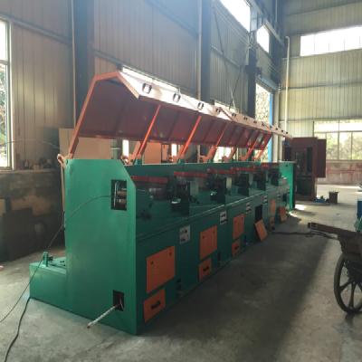 China Building material stores Shanghai straight line steel wire drawing machine for low or high carbon steel galvanized wire line for nail making machine for sale