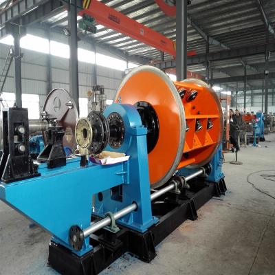 China Stranding High Speed ​​Tubular Stranding Machine For Copper Wire Steel Aluminum Insulated Core Compacting Back Twist for sale