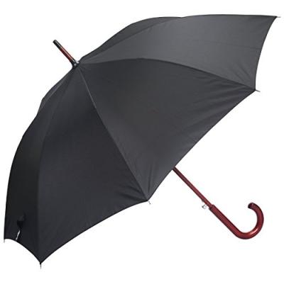 China Rod Umbrella Straight 48 Inch Wooden Umbrella - Automatic Open Classic Umbrellas for sale