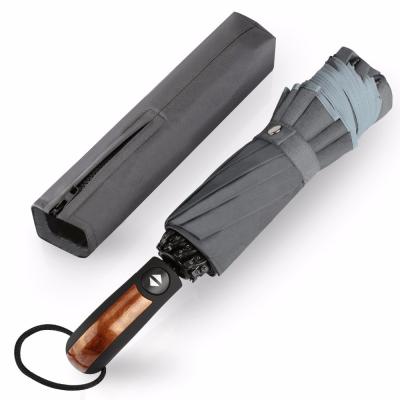 China Straight Rod Umbrella Hot Selling 9ribs Travel Folded Umbrellas With Auto Open And Close Handle By Chinese Supplier for sale