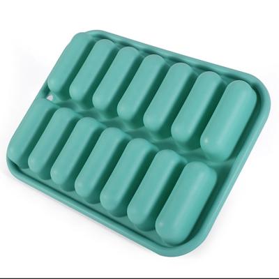 China Viable Factory Direct Cavity Price14 BPA Free Silicone Ice Cube Tray Ice Cube Mold for sale