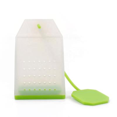 China Viable Custom Color and Logo Silicone Tea Bag Tea Infuser for sale