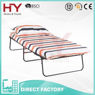 China Comfortable Commercial Furniture Single Folding Guest Bed for sale