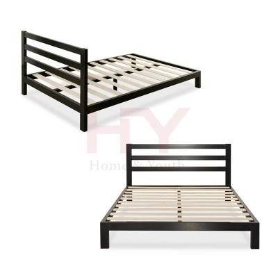 China Metal Bed Frame Mattress Base / Wood Slat Support / With Modern Headboard Studio 10 Inch Platform 2000H Metal Bed Frame for sale