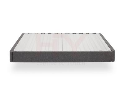 China Compact and easy to assemble wooden slat box spring mattress base for sale