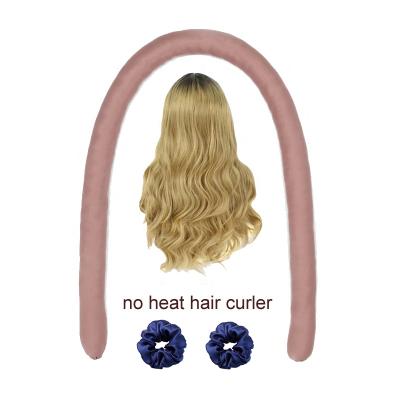 China Hair Cruler 100% Pure Silk No Heat Hair Curlers Foam Rollers Flexible Hair Treatment Rods for sale