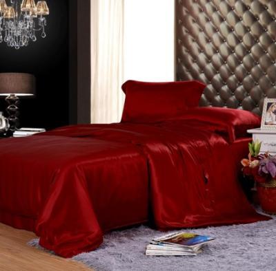 China Wholesale Disposable Luxury Goods Factory 100% Silk Bedding Solid Color Texture Is Soft for sale