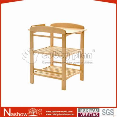 China Eco-freindly Cubby Plan BCT-015 New Product Single Baby Changing Table for sale