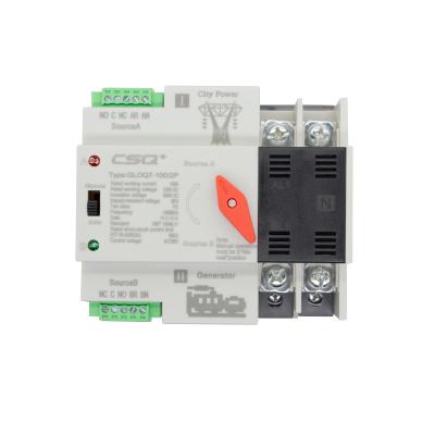 China W2R Low Voltage Power Transfer To City Power Dual Power Transfer Switch Din Rail 4P 63A AC220V Auto ATS for sale