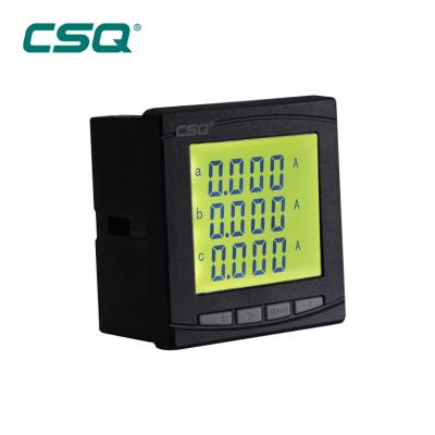 China AC 220V 380V Good Price CE LCD Display Multifunctional Power Factor Meter Mini Multifunction 3 Phase Multifunctional 3 Phase Multifunctional Meter Energy Meter Wholesale for sale