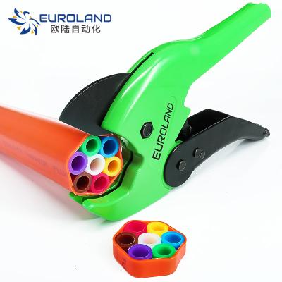 China PVC Pipe Cutter Aluminum Alloy Body Microduct Scissors PVC/PU/PP/PE Pipe Cutter Eco-friendly Pipe Cutting DIY Tools for sale