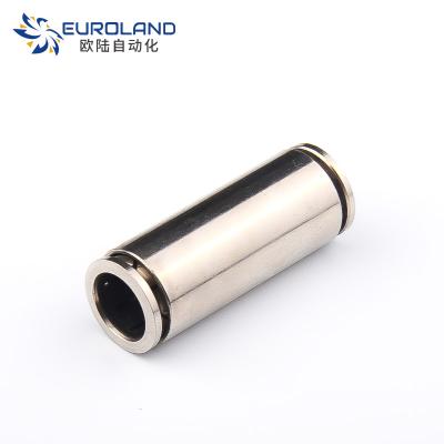 China Copper Pipe Fittings Tube Connectors For Pneumatic , PU Tube Joints 4 for sale