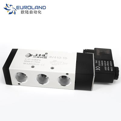 China General High Quality Air Pilot Control 4V210 Pneumatic Valve 2/5 Way Air Compressor Solenoid Valve for sale