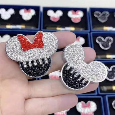 China Durable Alloy Metal Mickey Mouse Crystal Car Air Freshener Car Freshener Refresh Air In Car for sale