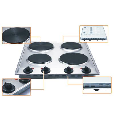 China With Thermostat 2021 Built-in Portable Electric Cooker Stove Countertop GH-HP004 4 Burner Hot Plate With 4 Separate Heating Zones for sale