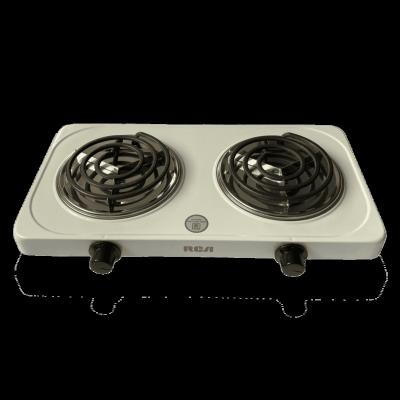 China 2021 LB-200A HOT SALE 500W 1000W Outdoor DOUBLE COUNTERTOP Electric Cooking Burner With Dual Adjustable Temperature Control for sale