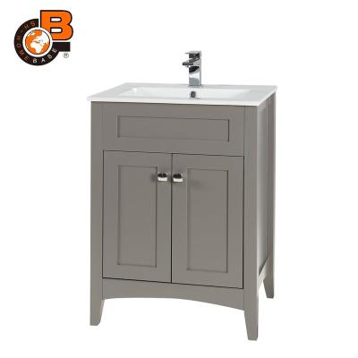 China Environmental Friendly Floor Standing Bathroom Vanity With Legs for sale