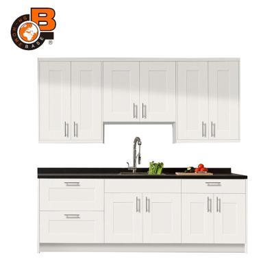 China MDF/PB/PLY Matt Finish White Cabinet For Kitchen Design Custom Cut Out Cabinet for sale