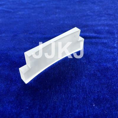 China Arc Shaped Optical Sapphire Single Crystal Fine Grind Sapphire Al2O3 for sale