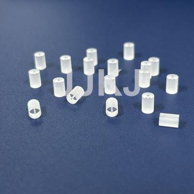 China Fine Grinding Optic Sapphire Shaped Pieces Sapphire Glass With Hole for sale