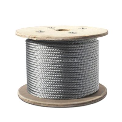 China Construction 10mm Stainless Steel Wire Rope 6x19+FC T/S 1770Mpa for sale