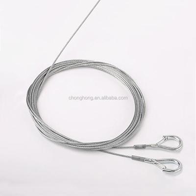 China 304 Stainless Steel 1.5mm 7x7 7x19 Wire Rope Hanging Cable For Led Ceiling Lights Chandeliers for sale