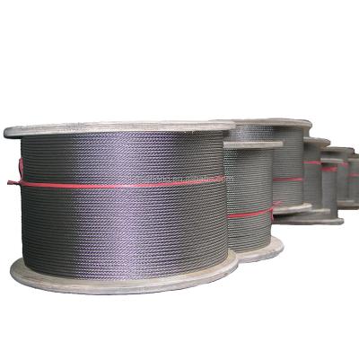 China Good Corrosion Diameter 18x7+FC/18x+IWS 4mm 6mm 8mm 10mm 12mm 14mm 16mm 18mm 20mm 304/316 Stainless Steel Wire Rope for sale