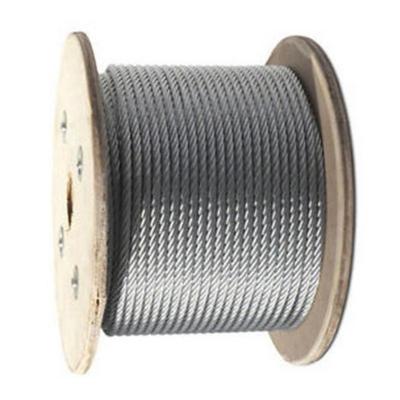 China Good Corrosion Inox Wire Rope 304, 316, 304L, 316L Stainless Steel Rope 7x19 Wire Rope for sale