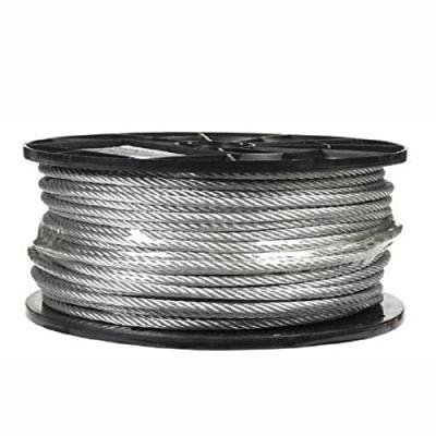 China Construction 7x7 7x19 Stainless Steel Wire Rope 1mm 1.2mm 1.5mm 1.8mm 2.0mm 2.4mm for sale