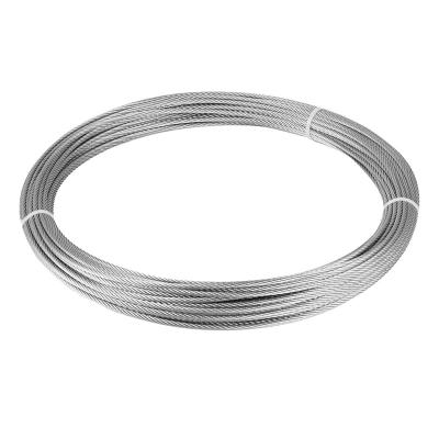 China Construction Galvanized Rope Stranded Steel Wire 1X7 Mm Use For Cable for sale