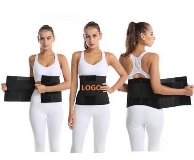 China New Design Antibacterial 2 in 1 9 Black Steel Bone Neoprene Waist Trainer With Stretched Waist Bandage Trainer for sale