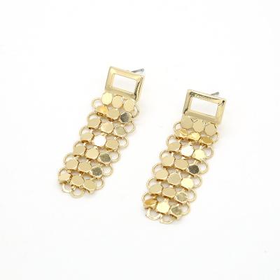 China TRENDY Huggie Earrings With Zircon Designs Jewelery Patterns Saudi For Petite Woman Images Rose Gold Gift White Party A.C.A. Trendy for sale