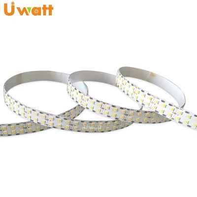 China Hotel 2700k 6500k CCT Super Bright Warm White Cold White Two Row Double Double Led Strip Lights 24v for sale