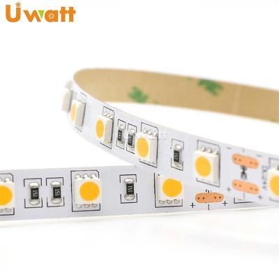 China Hot Sale DC12V 60led/m 6500K 6000K 5500K 4500K 4000K 3000K 2700K 5050 SMD LED White Hotel Strip Light 5050 for sale