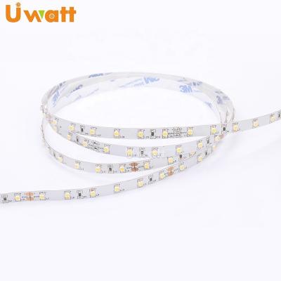 China Hotel Price Cheap Warm White DC 24V 60led/m IP20 3528 SMD LED Cuttable Strip 3528 With CE ROHS FCC Certificate for sale