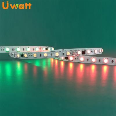 China Theme Park Dreamy Full Color Accessible LED Controller 60led/m 12V 24V RGB RGBW WS2811 Strip With Decoration for sale