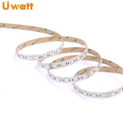 China Theme Park 60led/m RGB Multicolor CW WW 24V RGBWW LED Strip For Sale for sale