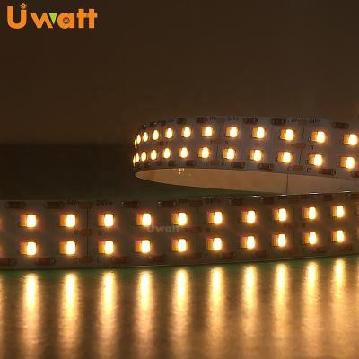 China Desktop DC24V SMD 2835 240 leds/m 18W/m Two Color Dual Row LED Strip Double Color for sale