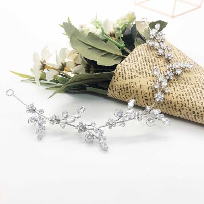 China GS0027 New Design Zircon Material Zircon Headpiece Crown Women Bridal Hair Accessories for sale