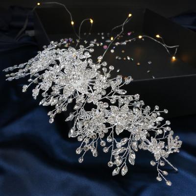 China SG1039 Crystal Rhinestone Wedding Bridal Hair Accessories Elegant Handmade Dance Headband Environmental Friendly for sale