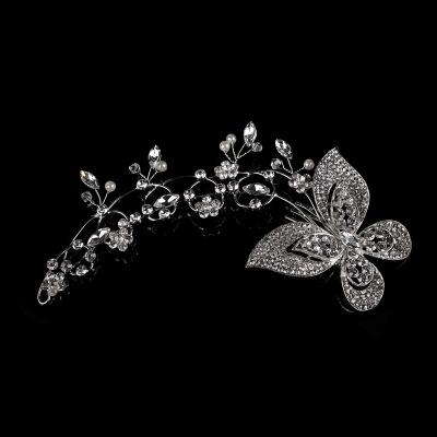 China A03634 Wholesale Popular Wedding Crystal Bridal Hair Accessories Flower Hair Decorations Hair Clips For Women Accessories Rhinestone for sale