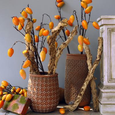 China Factory Wholesale Popular High Quality Artificial Leafless Mango Plastic Mango Fruit Plants For Home Office Decoration for sale