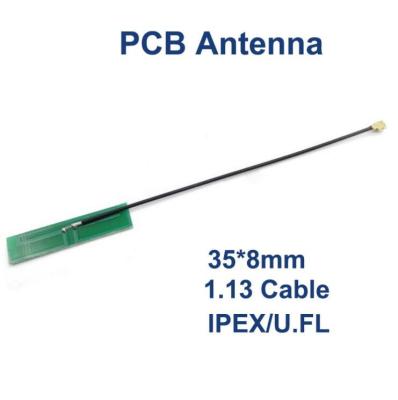 China 1,13 cabografe a antena do PWB 2.4G Wifi de 50mm uma impedância de 50 ohms com o conector de U.Fl IPEX à venda