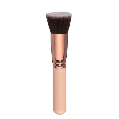 China Easily Apply Makeup Flat Head Custom Make Up Brushes Cosmetics Power Base Kabuki Brush Professional Makeup Brush for sale