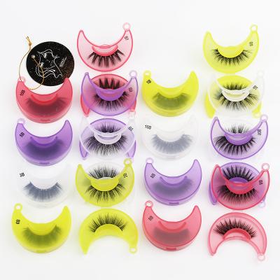 China Beautiful Long Mink 3d Mink Eyelash Premium Thick Natural Soft Siberian Fur Eyelash Premium Brand Mink Strip Eyelash for sale