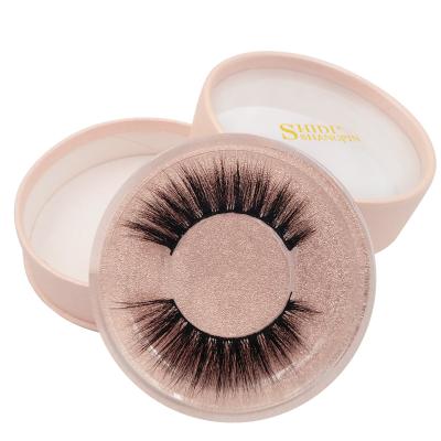 China 1 Pair Box Natural Soft High Quality 3d Mink Eyelashes 15mm Mink Eyelash Extension Supply OEM Private Label Mink Lashes for sale